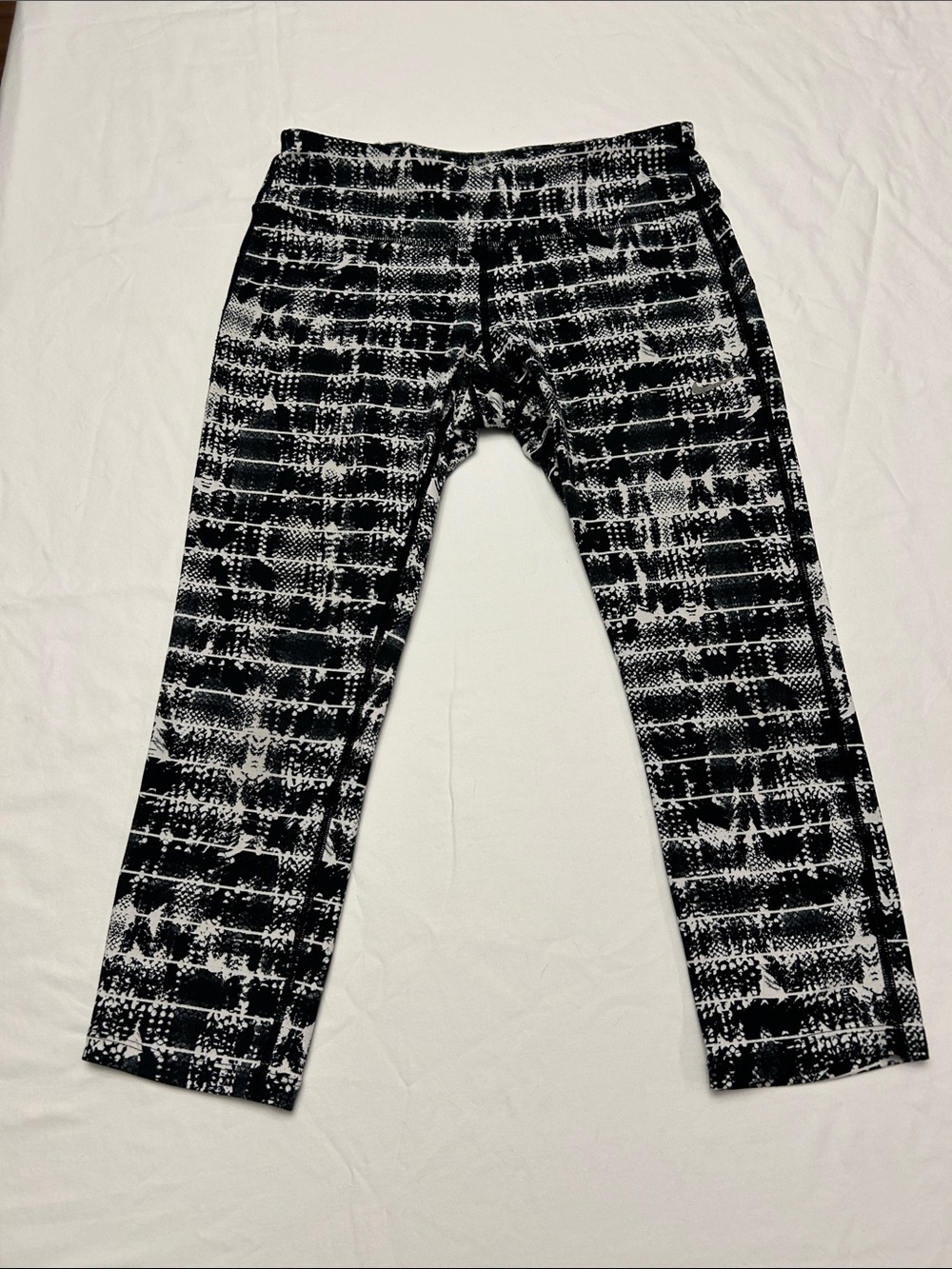 Nike Black & White Graphic Track Joggers
